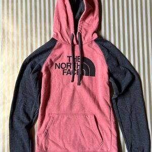 The North Face Pink and Black Hoodie